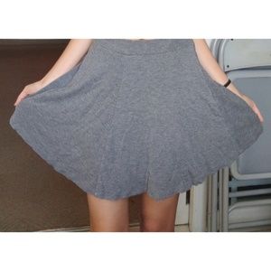 Gray skater skirt